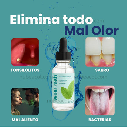 Wellfresh ® TRATAMIENTO PARA ELIMINAR EL MAL ALIENTO