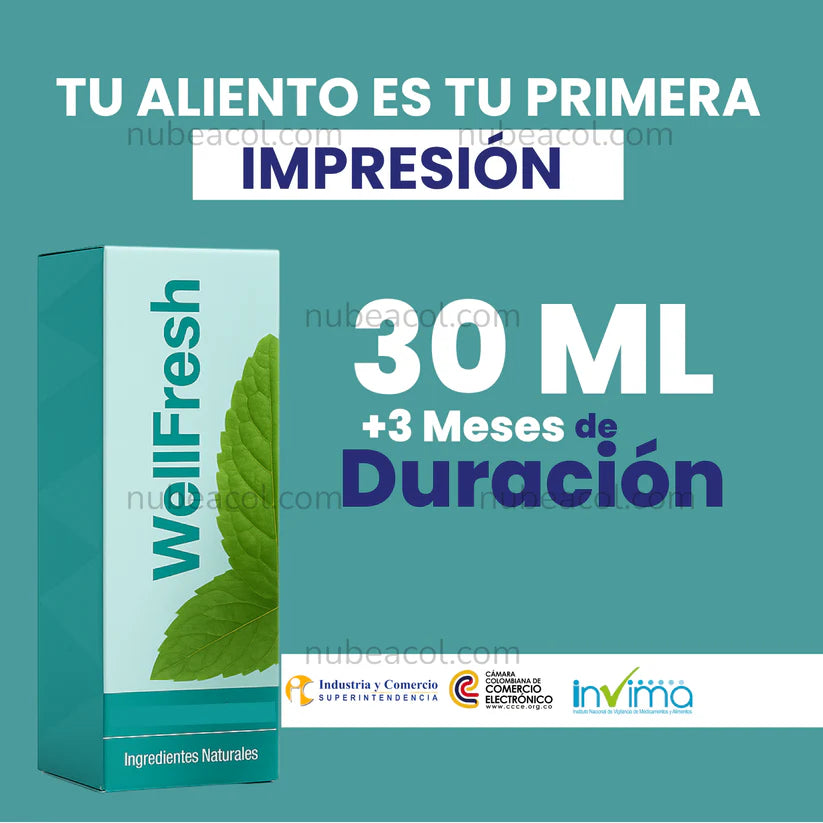 Wellfresh ® TRATAMIENTO PARA ELIMINAR EL MAL ALIENTO