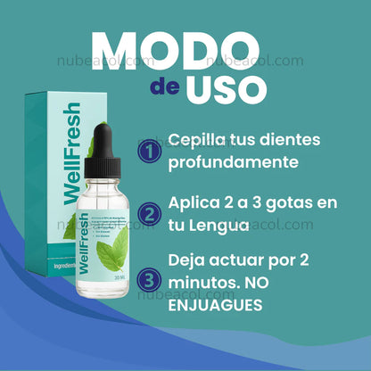 Wellfresh ® TRATAMIENTO PARA ELIMINAR EL MAL ALIENTO