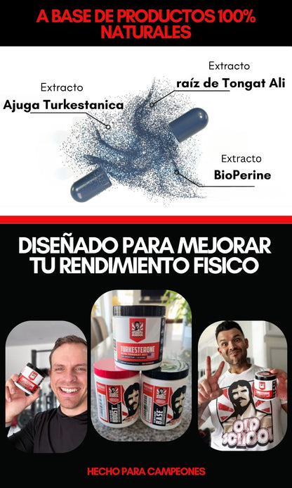 Turkesterona con TomCat Ali - Pasa de 3 a 45 minutos de acción