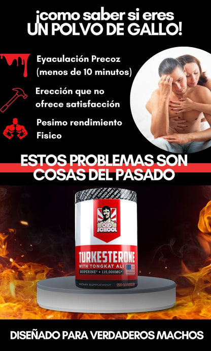 Turkesterona con TomCat Ali - Pasa de 3 a 45 minutos de acción