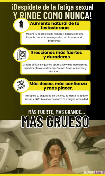 King Maker ® Sumplemento para MACHOS - aumenta duración, tamaño y energia