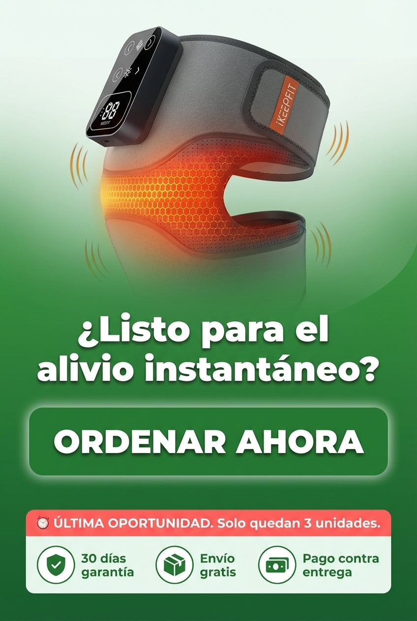 🦵 Rodillera Térmica Masajeadora – Alivio real para dolores de rodilla, articulaciones y huesos