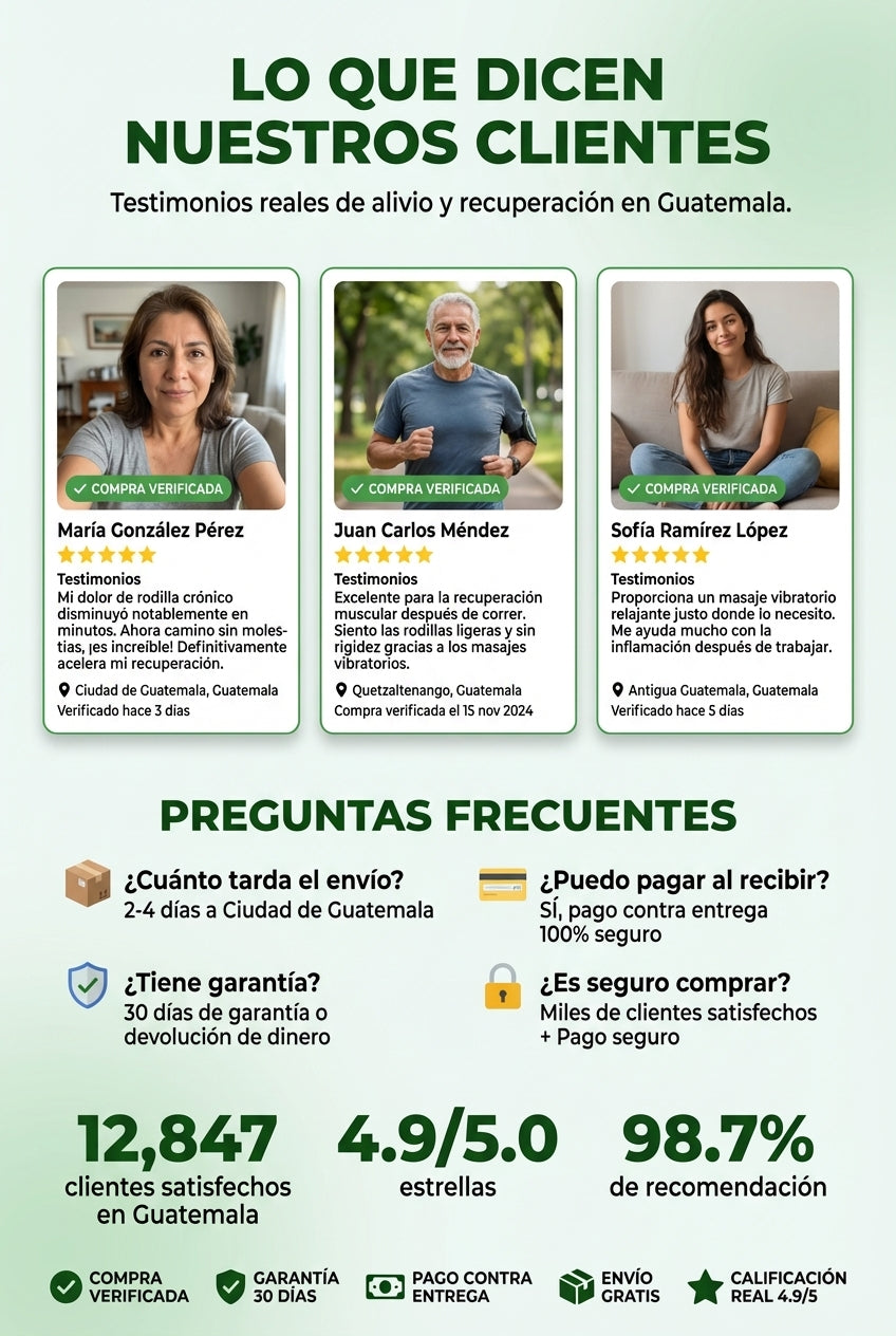 🦵 Rodillera Térmica Masajeadora – Alivio real para dolores de rodilla, articulaciones y huesos